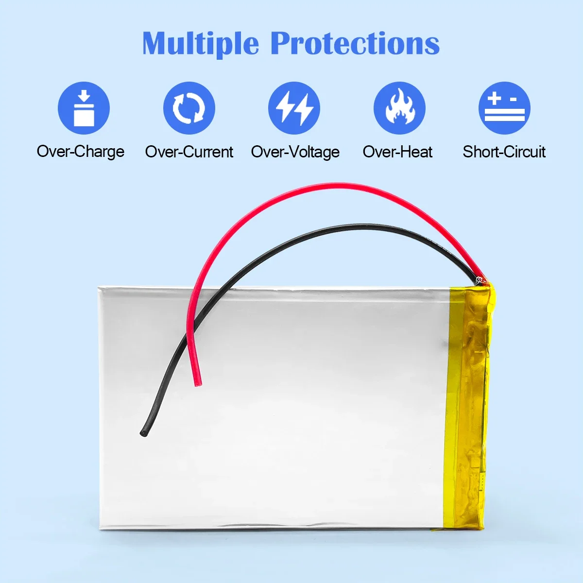 Replace E-reader ON_YX M90 cell 355585 3.7V 1800mAh Li-Polymer Li-Po Rechargeable Battery