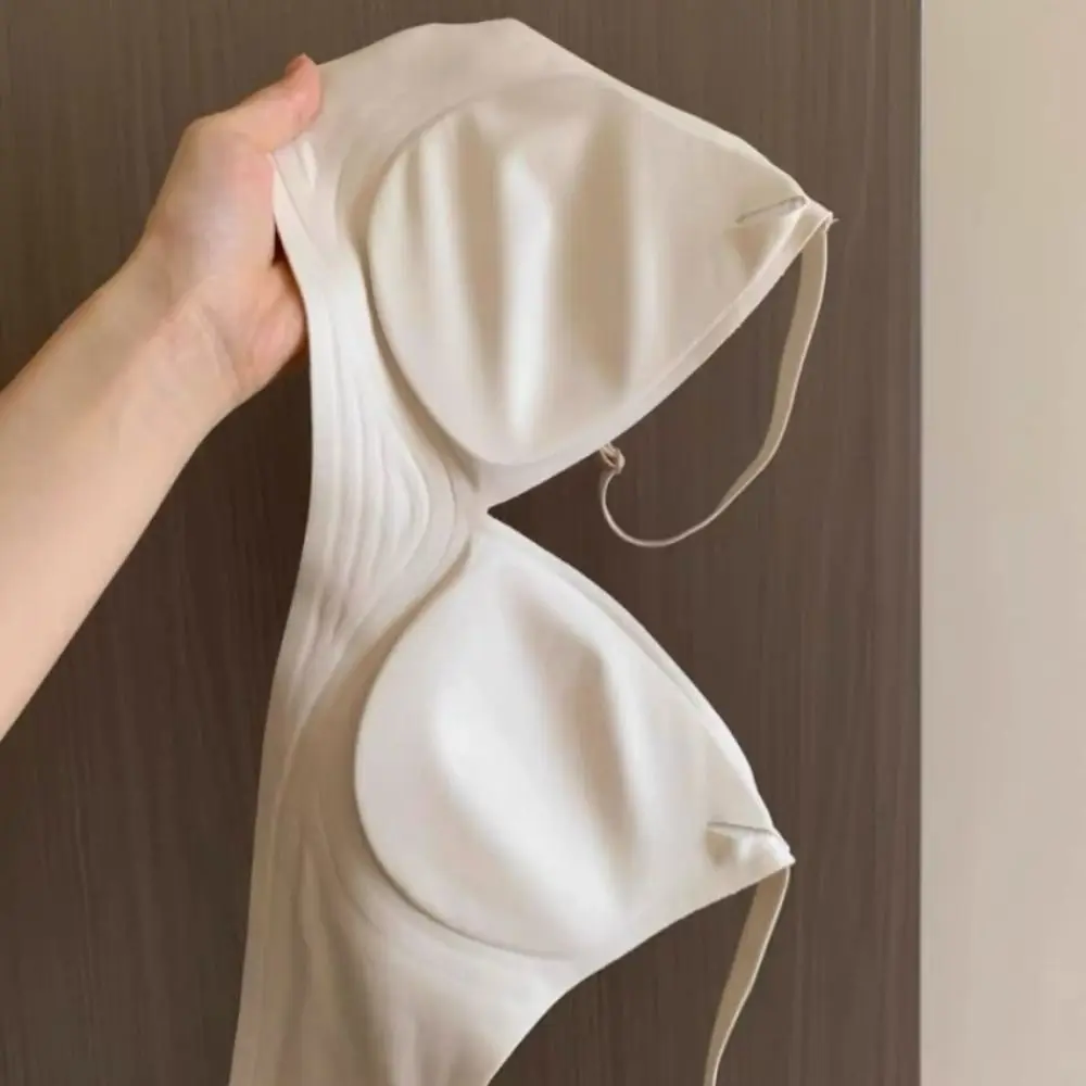 Breathable Seamless Bras for Women Thin Straps Adjustable Push Up Underwear Soft Anti-sagging No Steel Rings Bra Festival Gifts - view 2