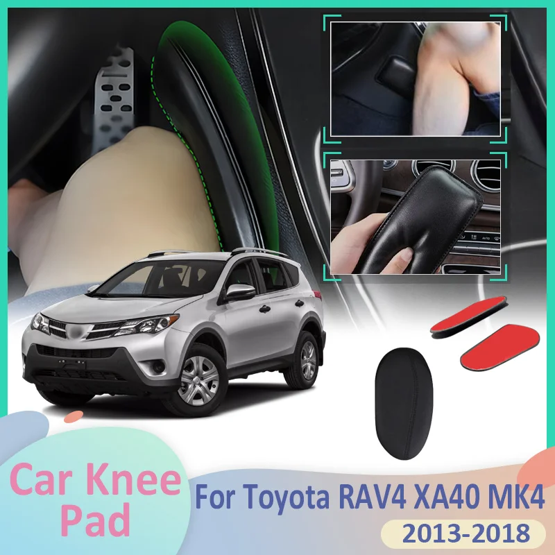 

Для Toyota RAV4 XA40 MK4 2013~2018 2015 2016 автомобильный наколенник для ног кожаный центр управления локтевой подлокотник внутренние опоры