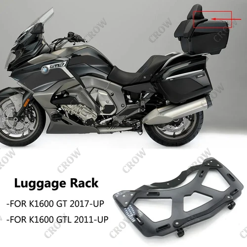 オートバイの後部ラゲッジラック,ソロシートトップケースボックス,BMW k1600gtl 2011-up k1600gt 2017のサポート,新品