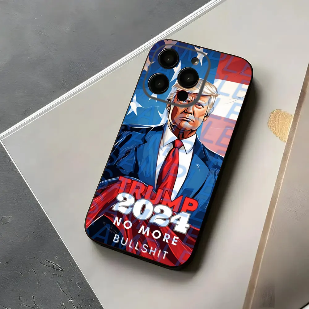 Donald Trump 2024 Phone Case For Iphone 15 11 13 14 Pro Max 7 8 Plus X Xr Xs Max Se2020 12mini Cover Case