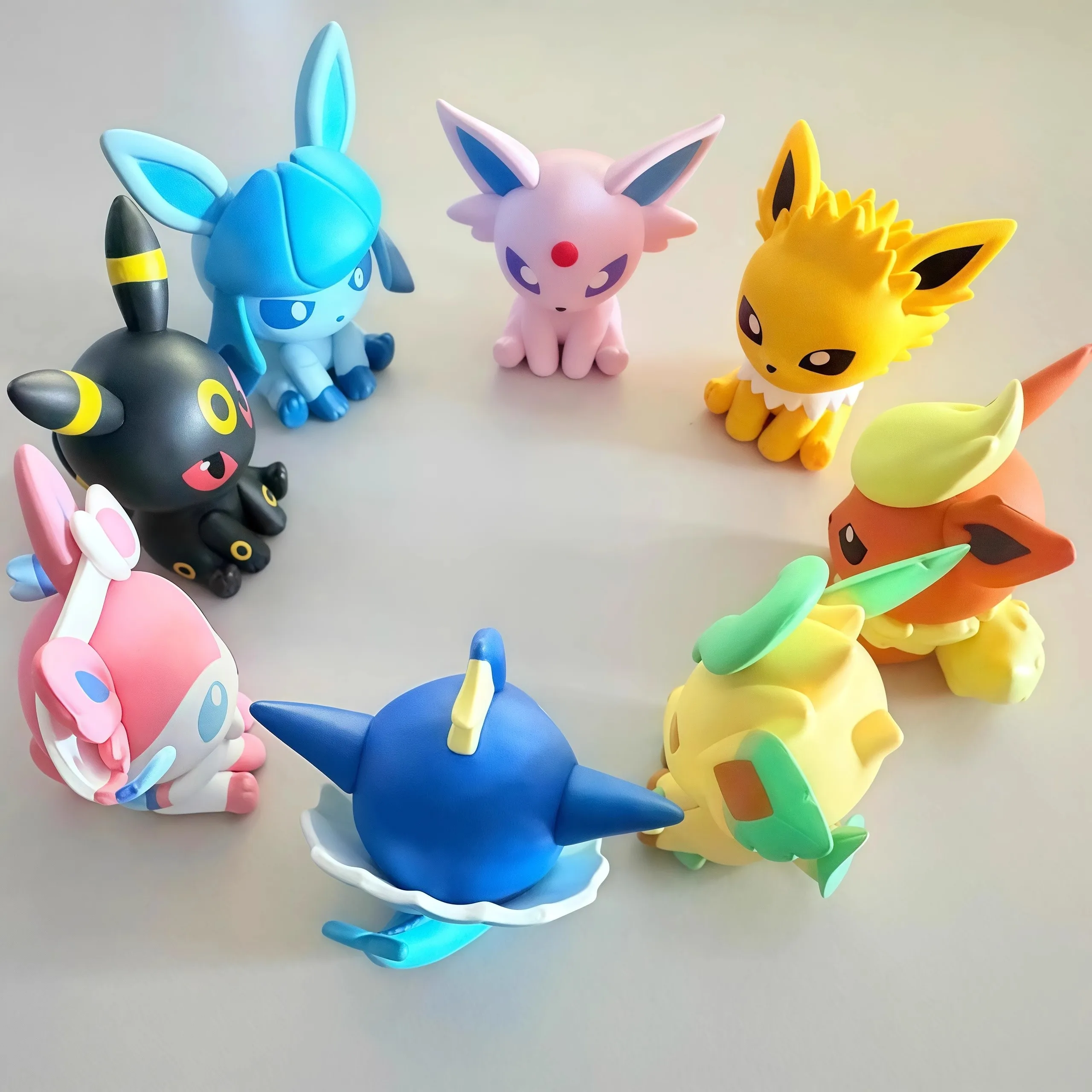 Pokemon Little Adventures Serie Gashapon Kapsel Spielzeug Eevee Familie Mini Anime Figur Blind Box Sammlung Ornamente Kinder Geschenke