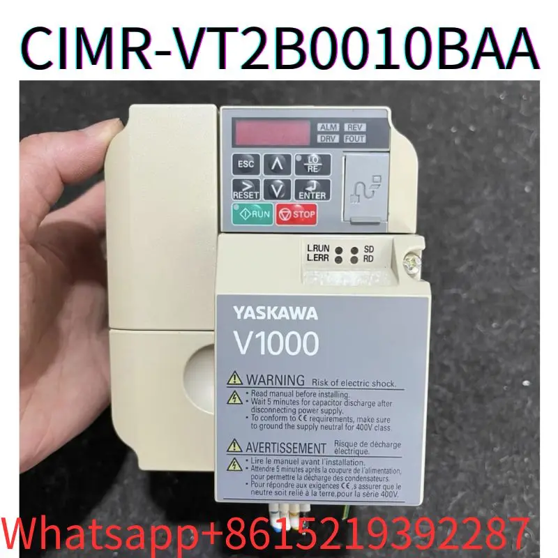 

second-hand V1000 frequency converter CIMR-VT2B0010BAA 1.5kw 220V tested ok