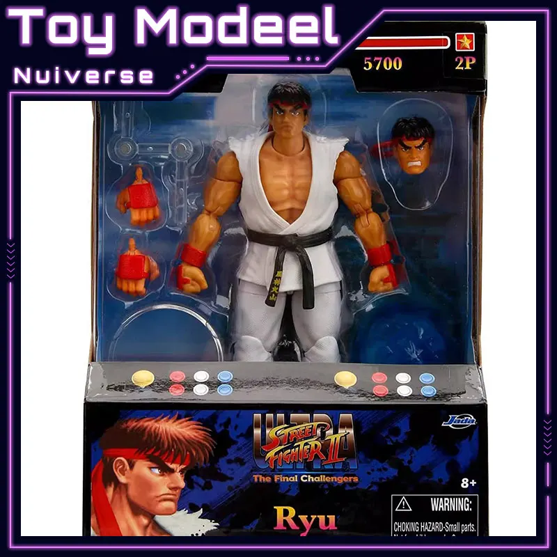 

JADA Street Fighter, шарнирная фигурка премиум-класса в масштабе 1/12, высокодетальная коллекционная игрушка, идеальный подарок для любителей ретро-игр
