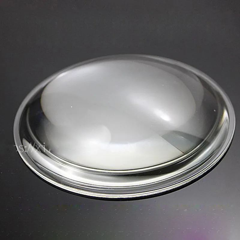 

2pc 77mm Optical Glass Aspheric LED Focal Length 55mm Plano Convex Lens Focus