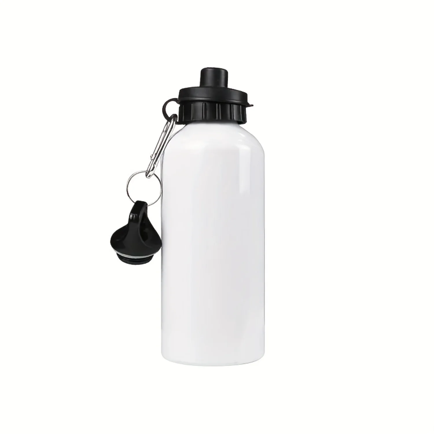 600ml/20.3oz Sublimation Blanks Water Bottles, Aluminum Shatterproof Lightweight Water Bottle For Hiking Camping Cycling