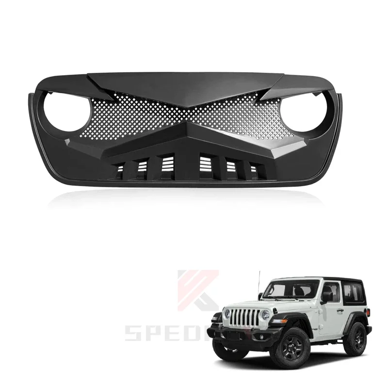 Spedking Hot sales automotive auto body system body kit 4x4 offroad accessories front bumper grill for JEEP WRANGLER  JT