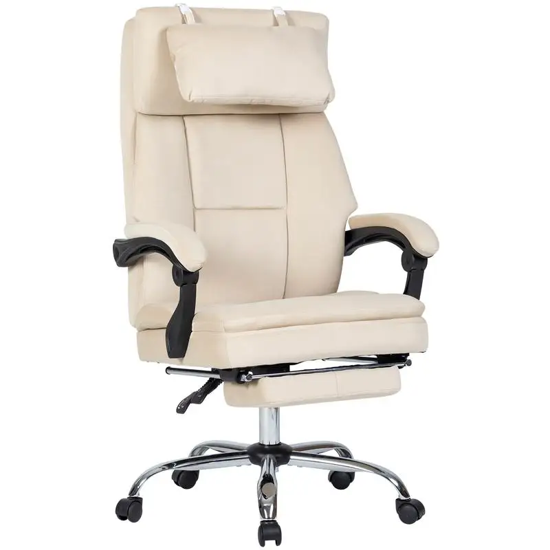 Big & Tall Executive Office Chair with Footrest & Removable Headrest, High Back Ergonomic Computer Desk Chair, Comfortable