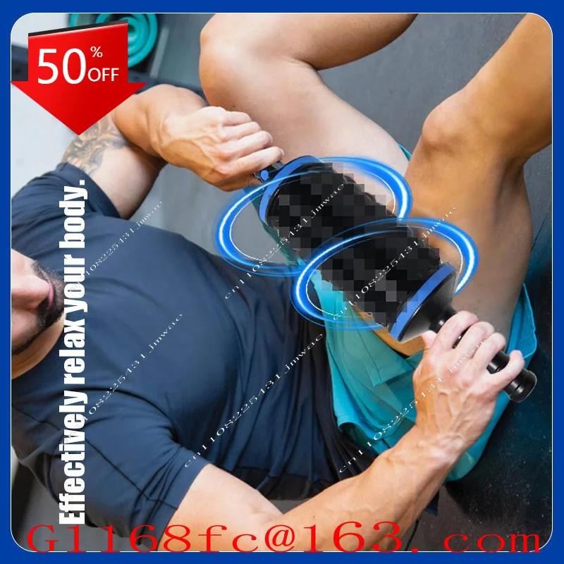 Deep Tissue Muscle Recovery Rolling Relaxation Neck Shoulder Rechargeable 5 Levels of Intensity Foot