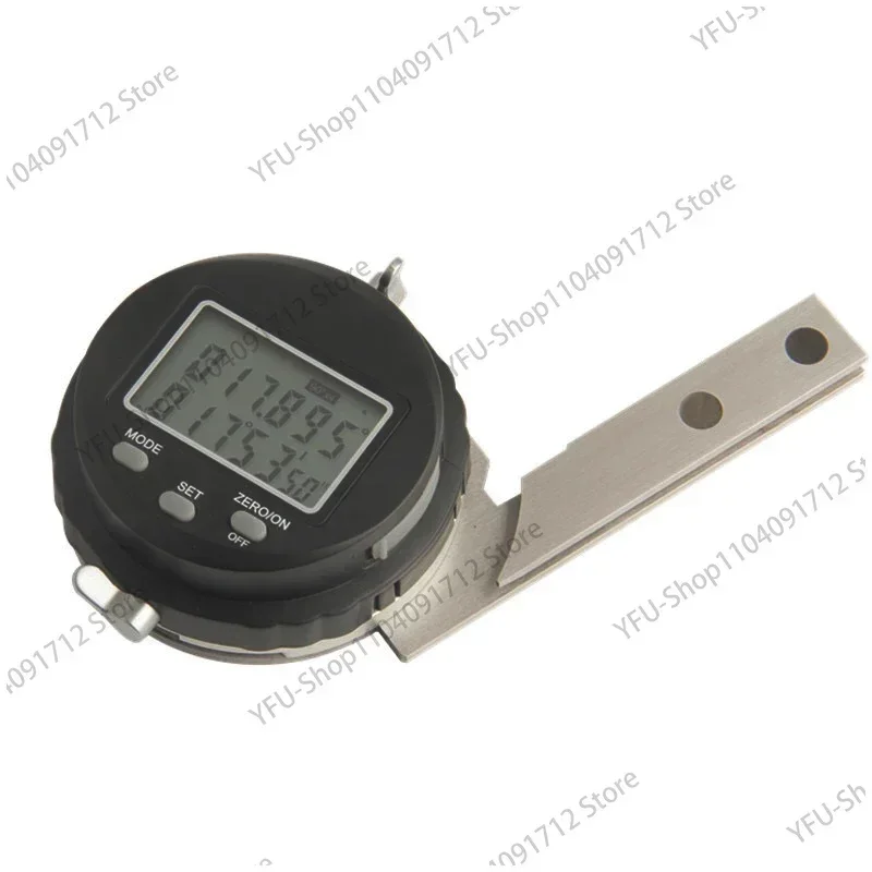 Stainless steel high-precision right-angle ruler digital display universal angle ruler 0-360 degree angle gauge angle meter