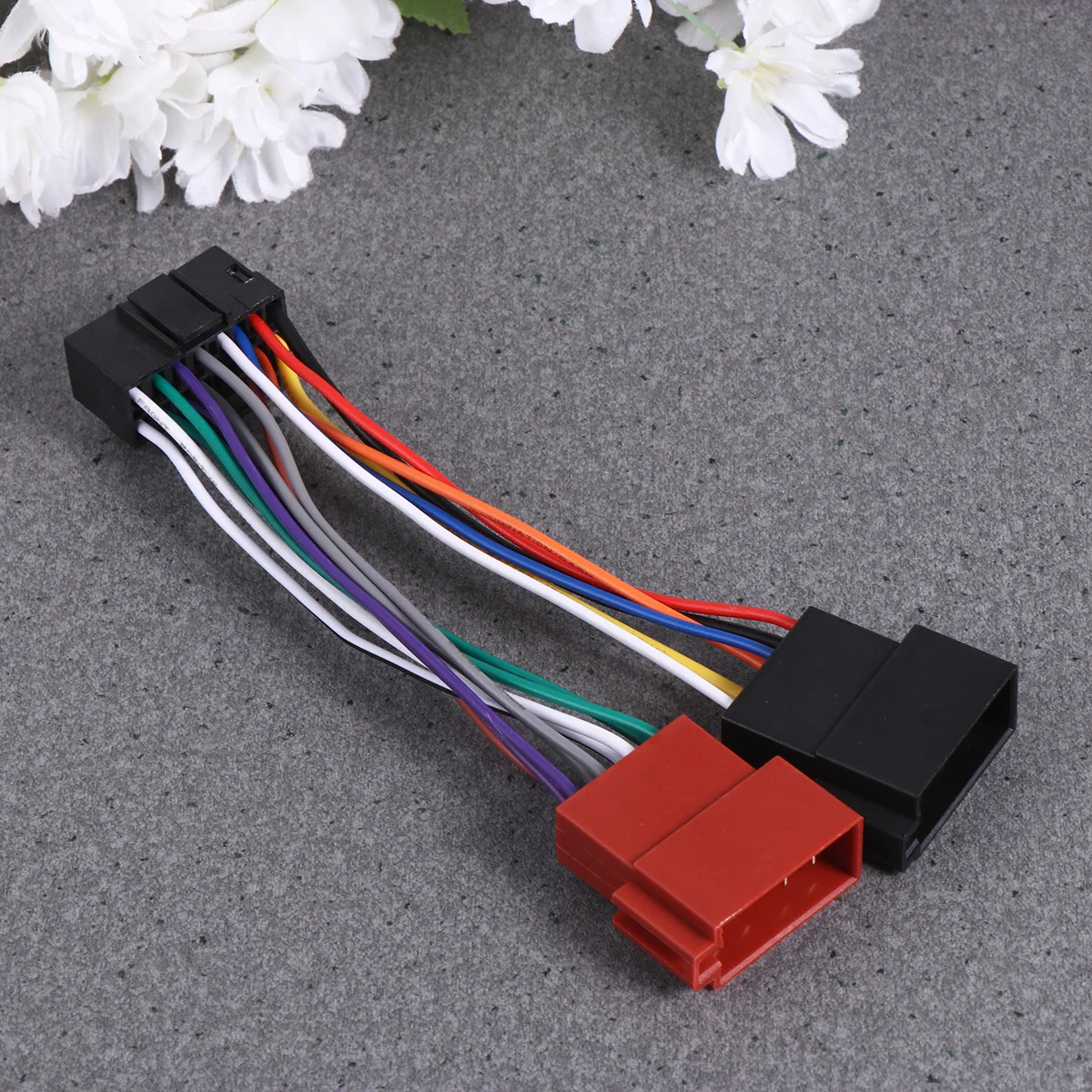 

Audio Cable Adapter 16 Pin To Heat Resistant Wiring Harness For Car Radio Stereo Dvd Player Replacement Cable