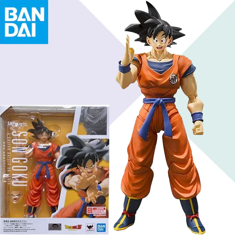 

Оригинальная фигурка BANDAI Dragon Ball Z S.H.Figuarts: Сон Гоку с черными волосами 2.0 – Саяны, родившиеся на Земле. Коллекционная аниме-фигурка, модель, игрушка, подарок.