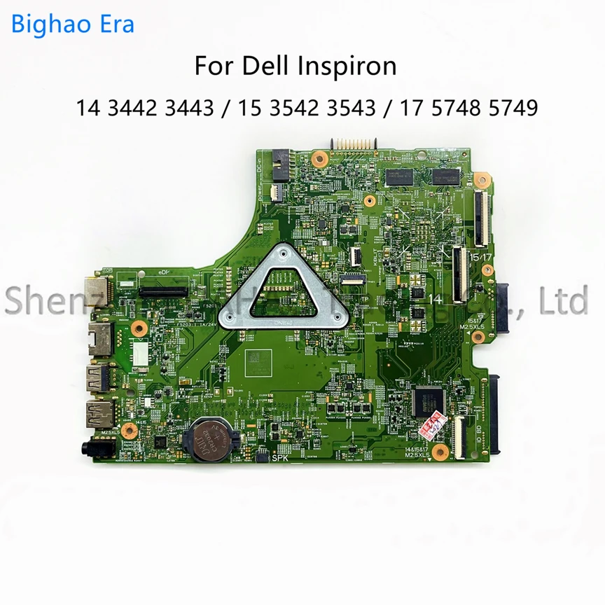 For DELL Inspiron 3542 3443 3543 5748 5749 Laptop Motherboard With Intel i3 i5 i7 CPU GT820M/840M GPU 13269-1 FX3MC CN-