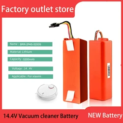 DXT New BRR-2P4S-5200S Robotic Vacuum Cleaner Replacement Battery For Xiaomi Roborock S55 S60 S65 S50 S51 S5 MAX S6 Parts
