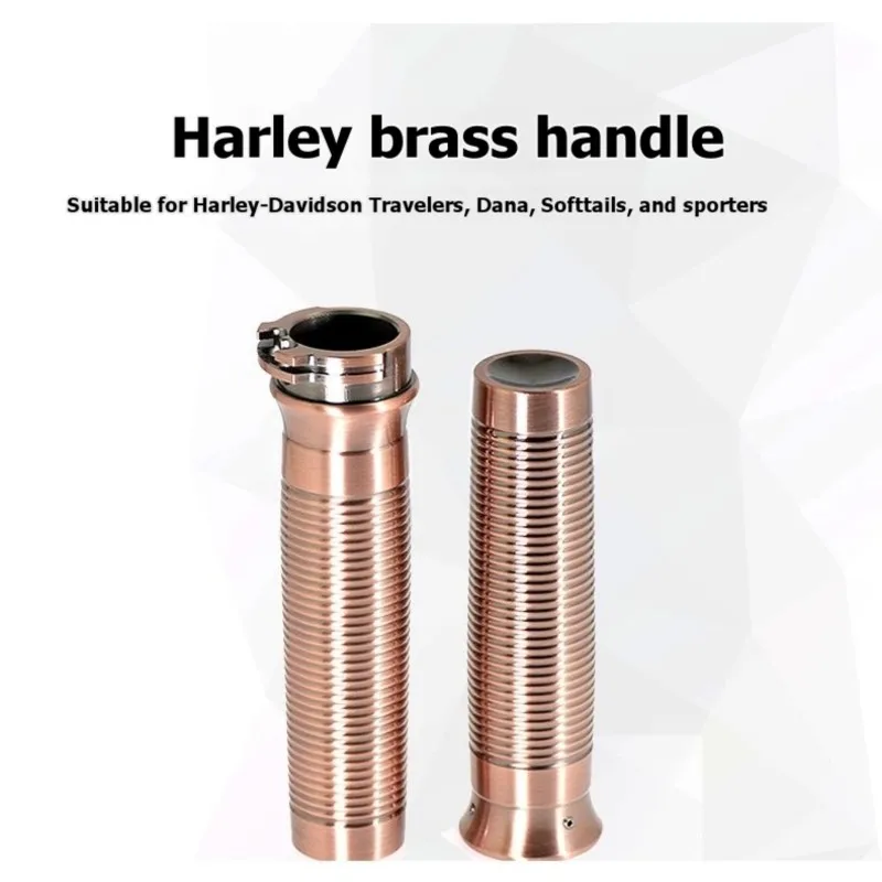 Handlebar Hand Grips Retro Style For -Davidson 1984-2016 Sporter Softail Dyna Traveler Chopper Bobber Motorcycles