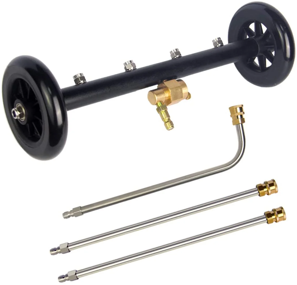 

4000psi High Pressure Washer Car Undercarriage Cleaner Under Body Chassis Water Broom，High pressure car wash water gun