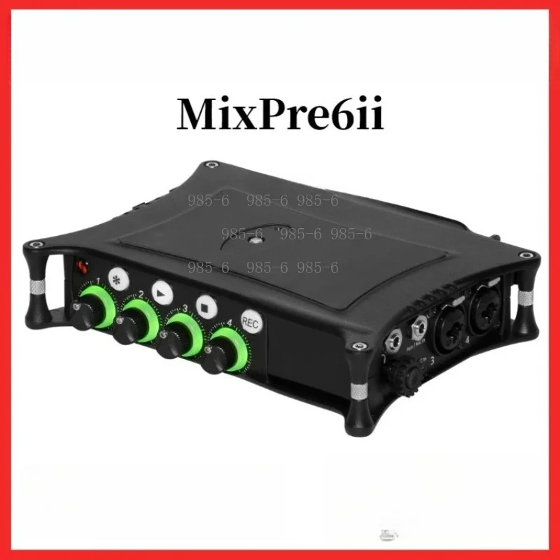 Mixpre6ii Audio Interface Microphone, Support Recorder, Video Recording and Audio Playback