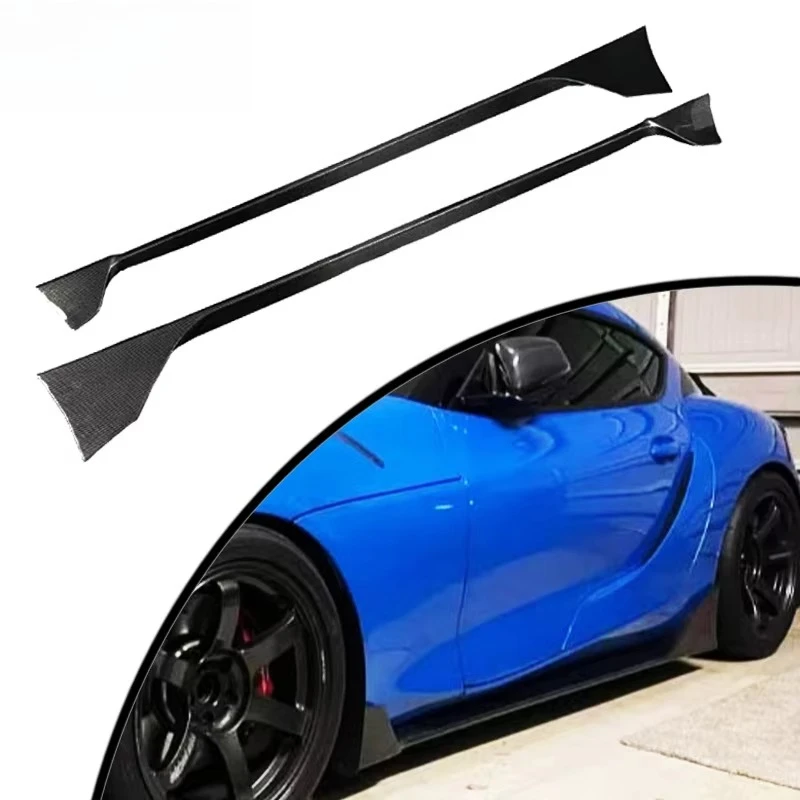 

Carbon Fiber Side Fender Skirts Bumper for Toyota Supra MK5 A90 A91 TRD Style Car Accessories