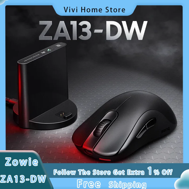 

Игровая мышь Zowie ZA13-DW, двухрежимная беспроводная игровая мышь с датчиком PAW3950, 4k, подходит для доблестной шкалы