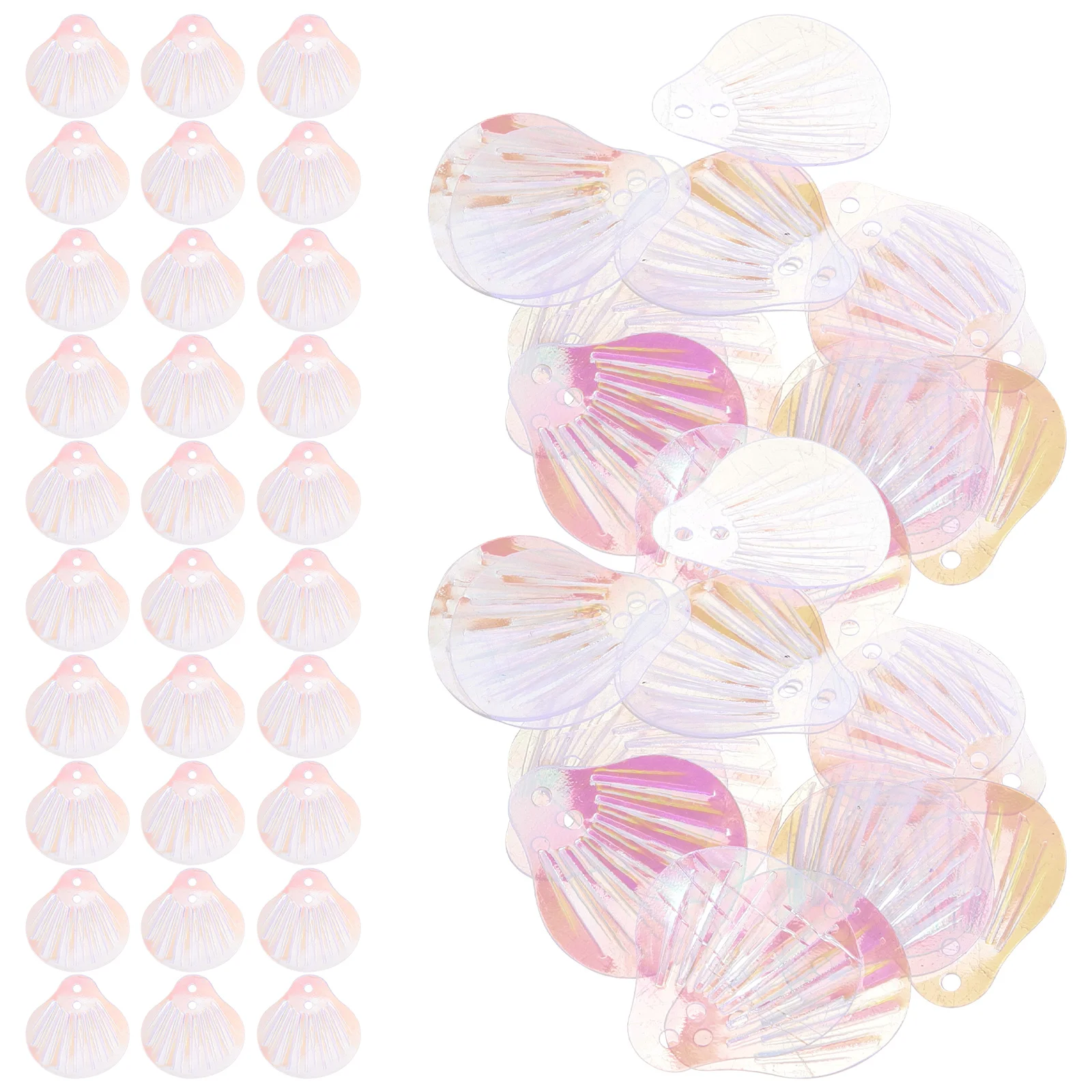 

Sequin Earrings Embroidery Craft Ornaments Applique Decorative Sew-on Embellishments Sparkling Shell Sequins Paillettes Hole