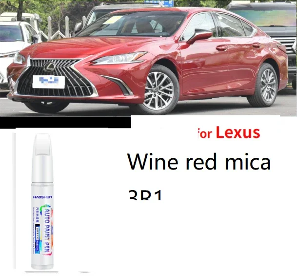 

Подходит для Lexus ES RX LF-NX GX LX NX Wine Red Mica 3R1 Засіб для удаления царапин Ручка для ретуши Красная слюдяная 3R1 Краска Spary