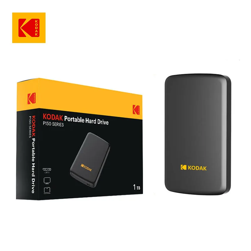 

Kodak 500G 1TB Portable HDD, USB 3.0 High Speed, Large Cost-Effective External Hard Drive, Smart Sleep for PC Laptop Mac, PS4