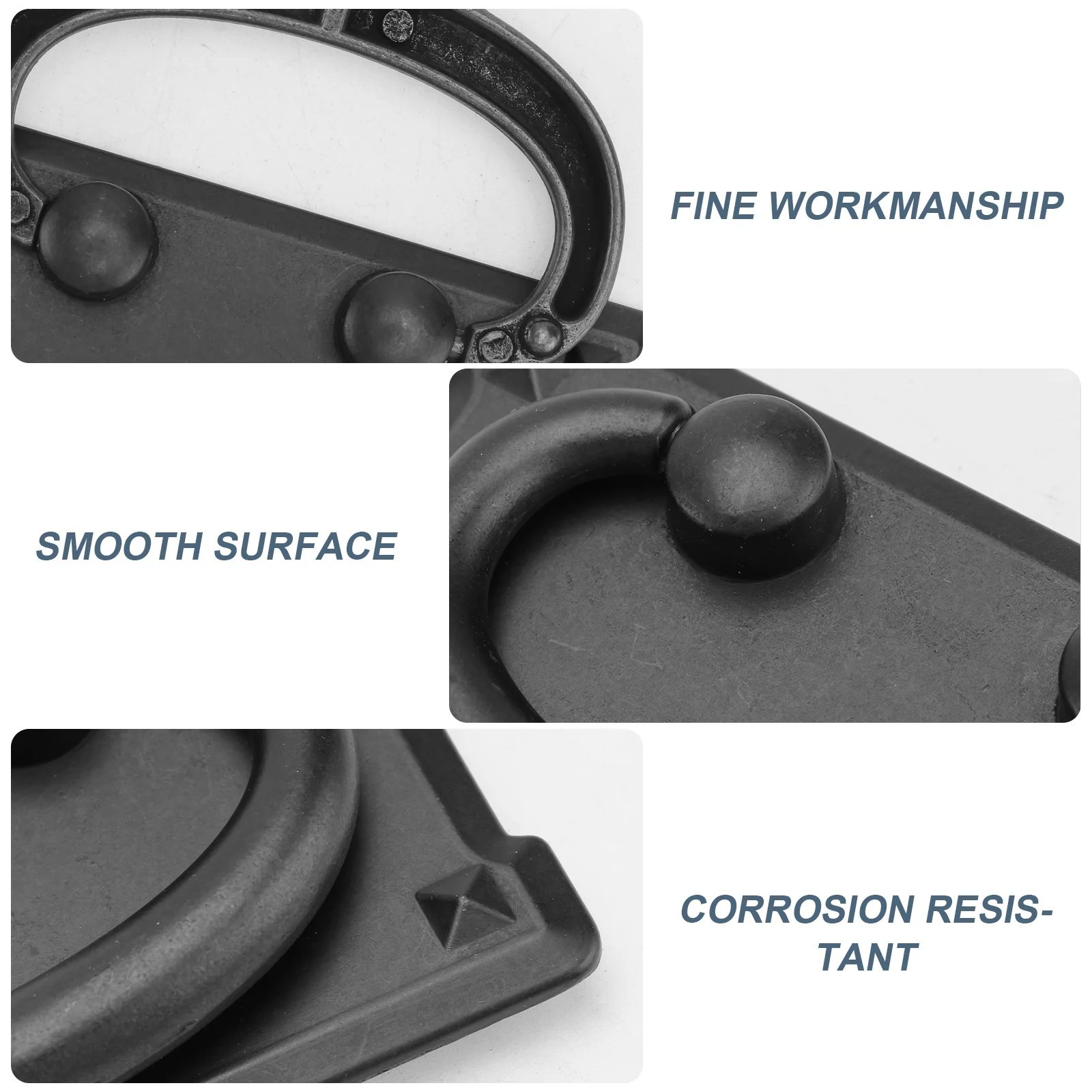 

2Pcs Zinc Alloy Cabinet Handles Chinese Vintage Style Durable Door Pulls Drawer Grips Furniture Knobs Cupboard Grips Decorative