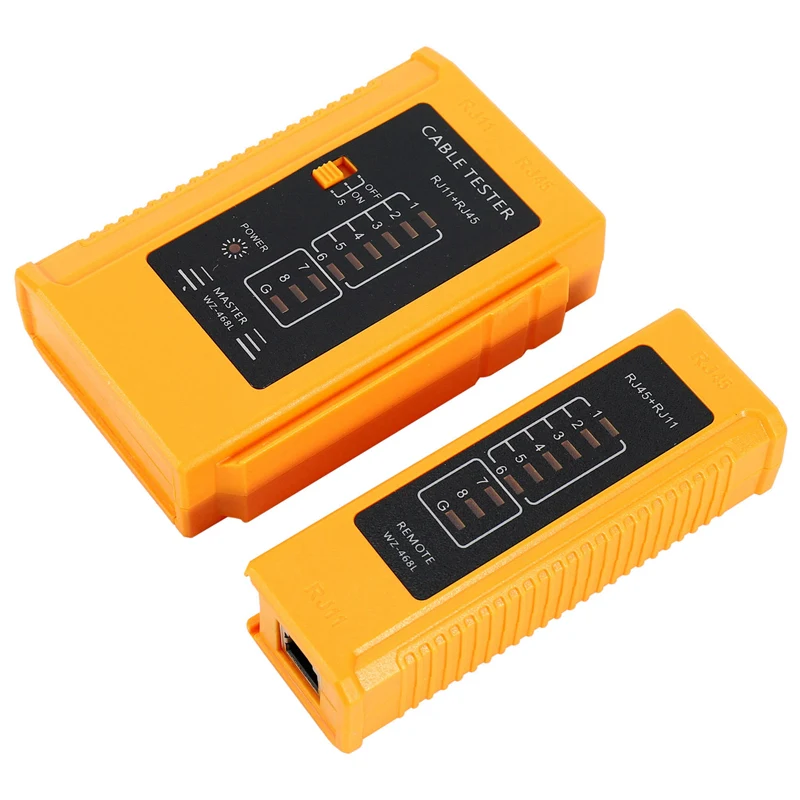 Strumento di prova per Tester per cavi di rete RJ45 RJ11 RJ12 CAT5 CAT6 UTP USB LAN Wire Tester per cavi Ethernet (batteria non inclusa)