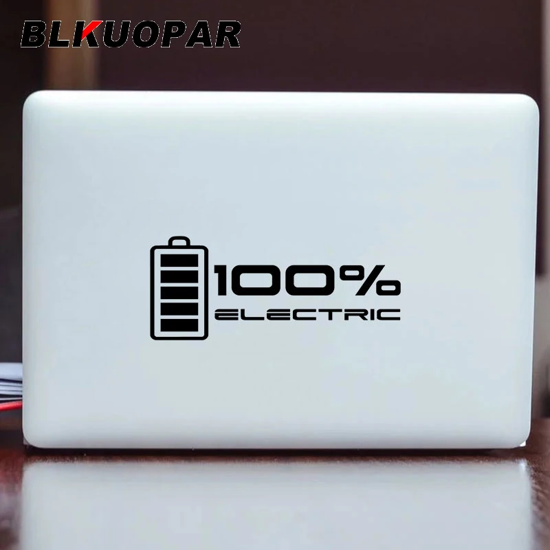 BLKUOPAR Battery Level 100% Car Stickers Electric Decal Occlusion Scratch Die Cut Bumper Windshield Car Accessories