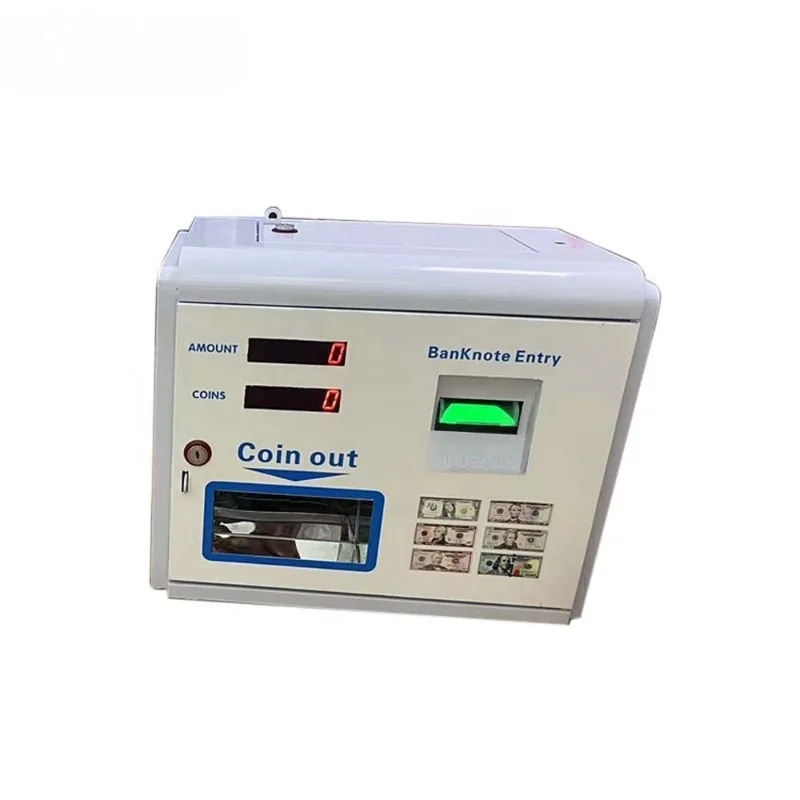 ATM currency exchange machine coin and paper currency automatic sales