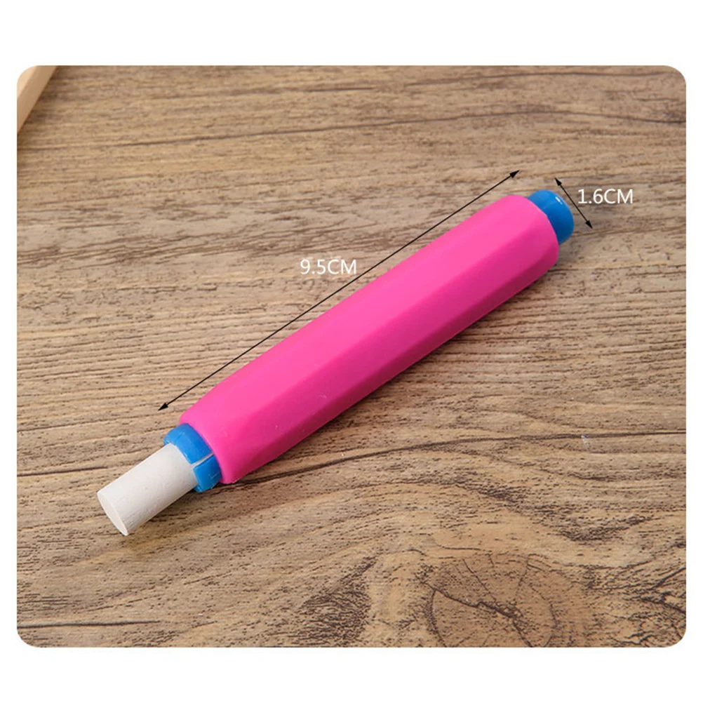 

10Pcs Chalk Holder Set Eco Friendly Convenient Keeps Hands Clean for School Home Use Kid Gift Chalk Storage Set