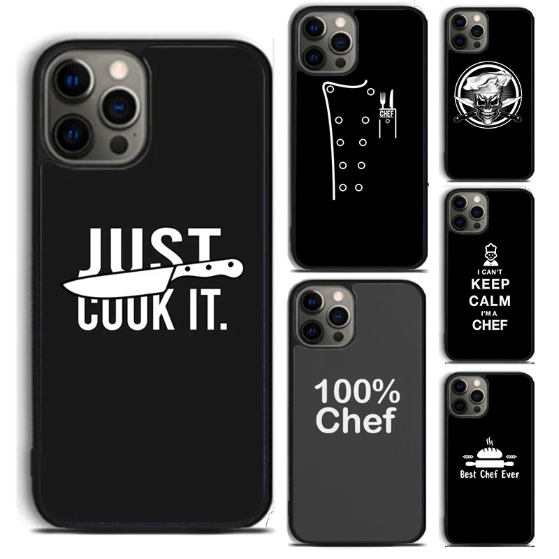Custodia per telefono Cooking Chef per iPhone 16 15 14 Plus X XR XS apple 16 11 12 13 mini Pro Max coque