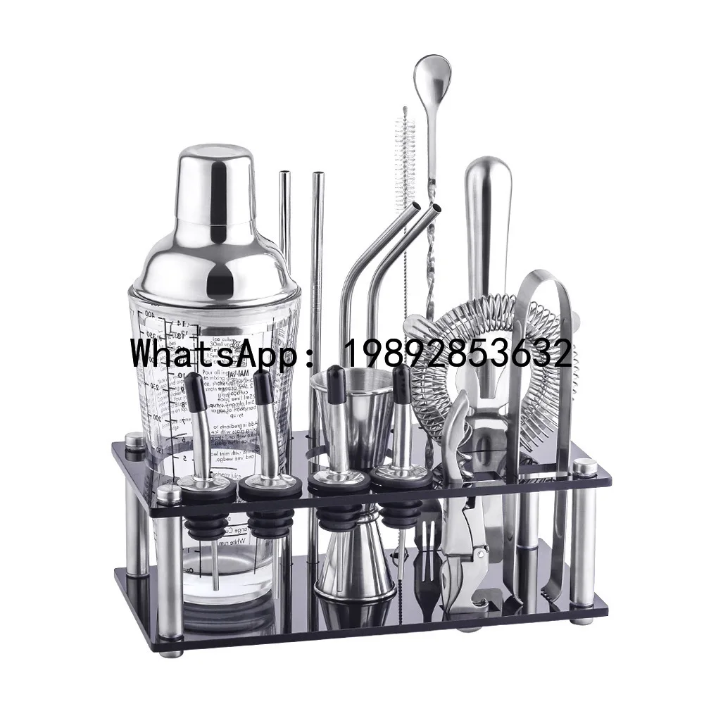

PYJ bartender with graduated milk tea tool set Stainless steel snow pot wine cup full set