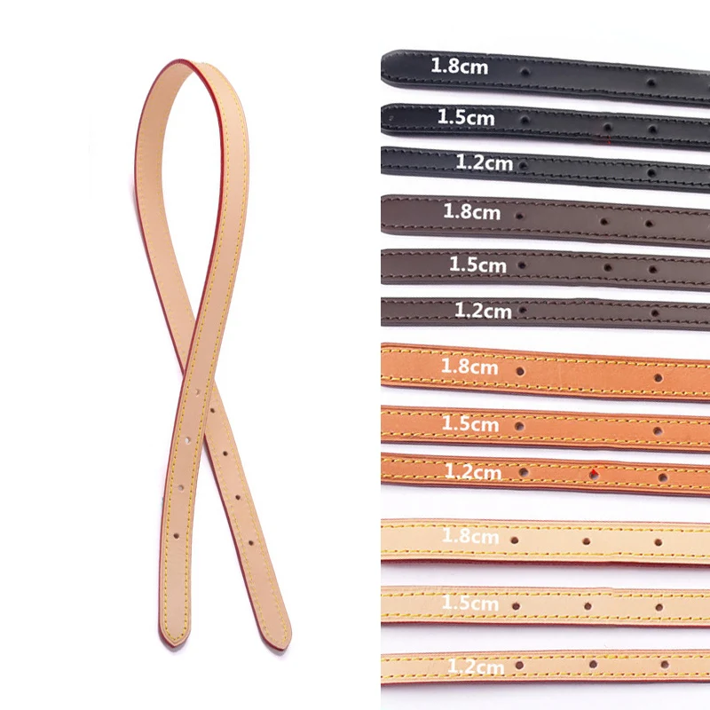 1 Pair Women Pu Leather Handbag Strap 1.2/1.5/1.8cm Wide Shoulder Strap Diy Replacement Handle Strap Belt Shoulder Bag Accessory