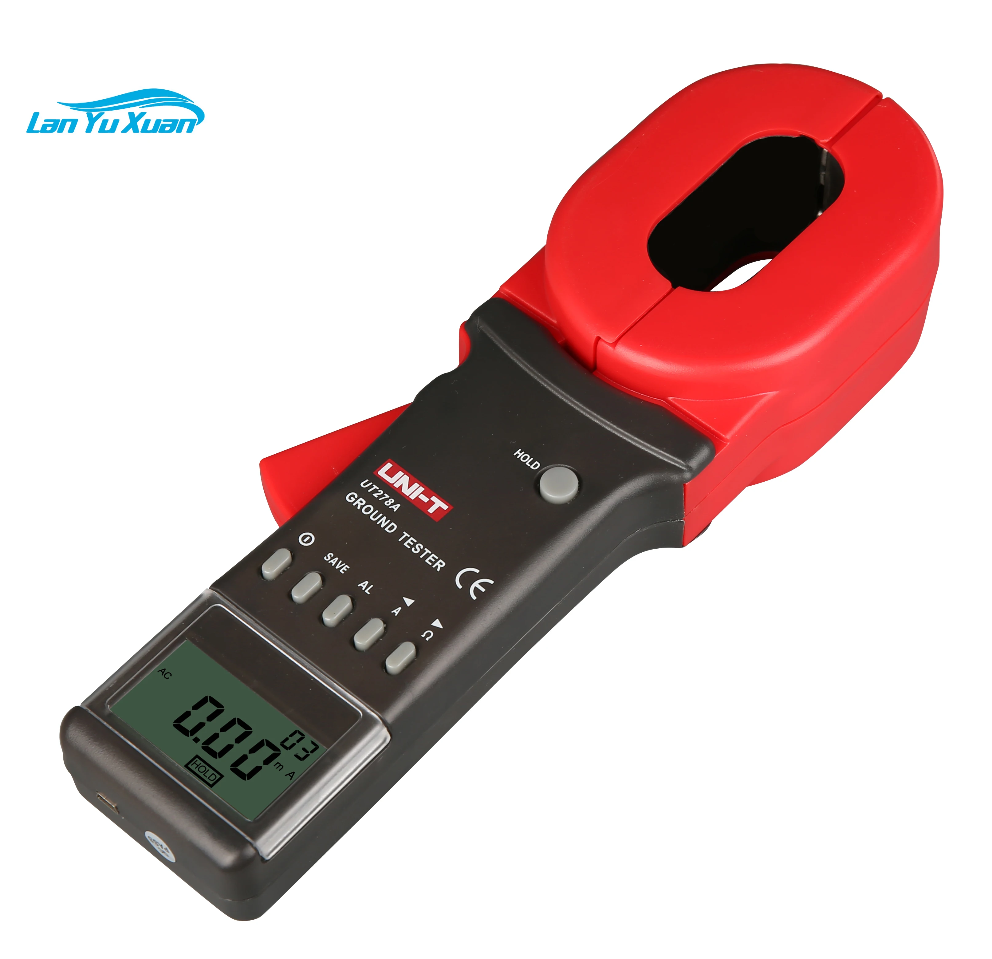 UT278A Earth Ground Resistance Tester 4 Digitals LCD Display Clamp Meter Ohmmeter Leakage Current Tester 0-30A 2 in 1