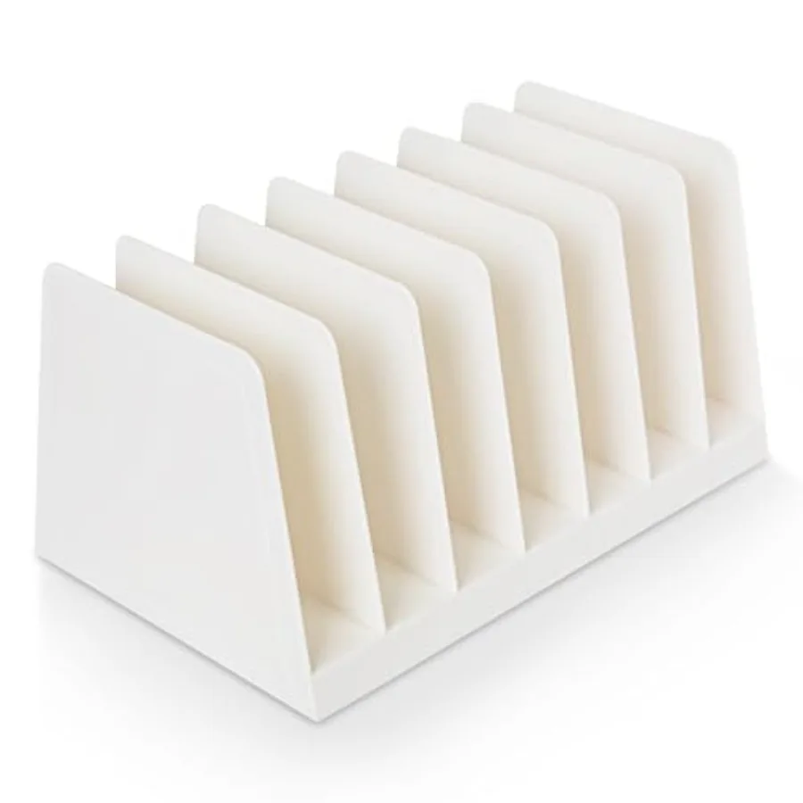 

Desktop File Organizer, Mail Organizer, 7 Compartments Office File Sorter, for Easy access to your files, Invoices, Letters and
