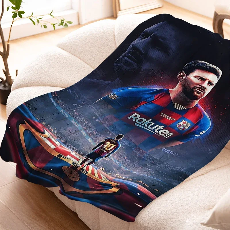 Nap Blanket Messi Warm Knee Bed Fleece Camping Custom Decorative Sofa Winter Fluffy Soft Blankets King Size Microfiber Bedding