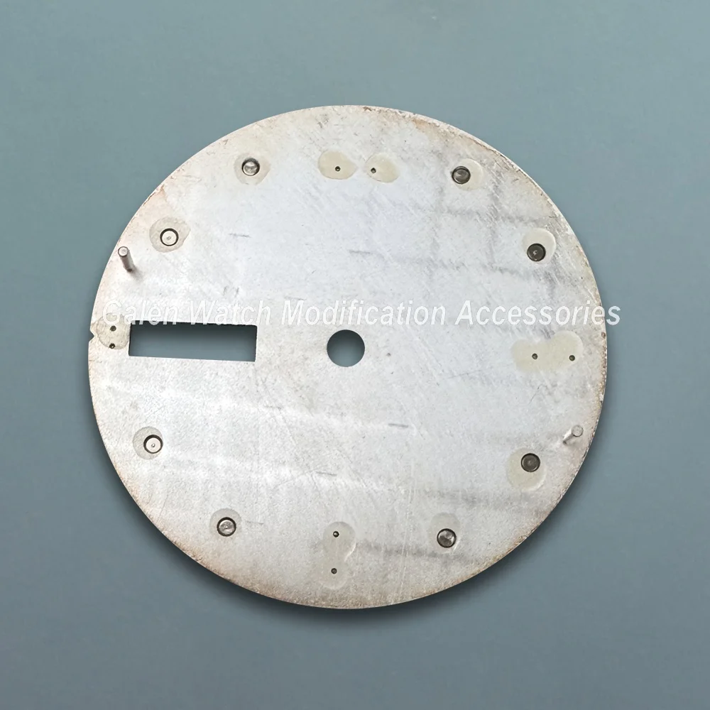 28.5mm S Logo Diving Dial Fit NH35/NH36/4R/7S Movement Green Luminous Tree leaves High Quality Mechanical Watch Modification Acc