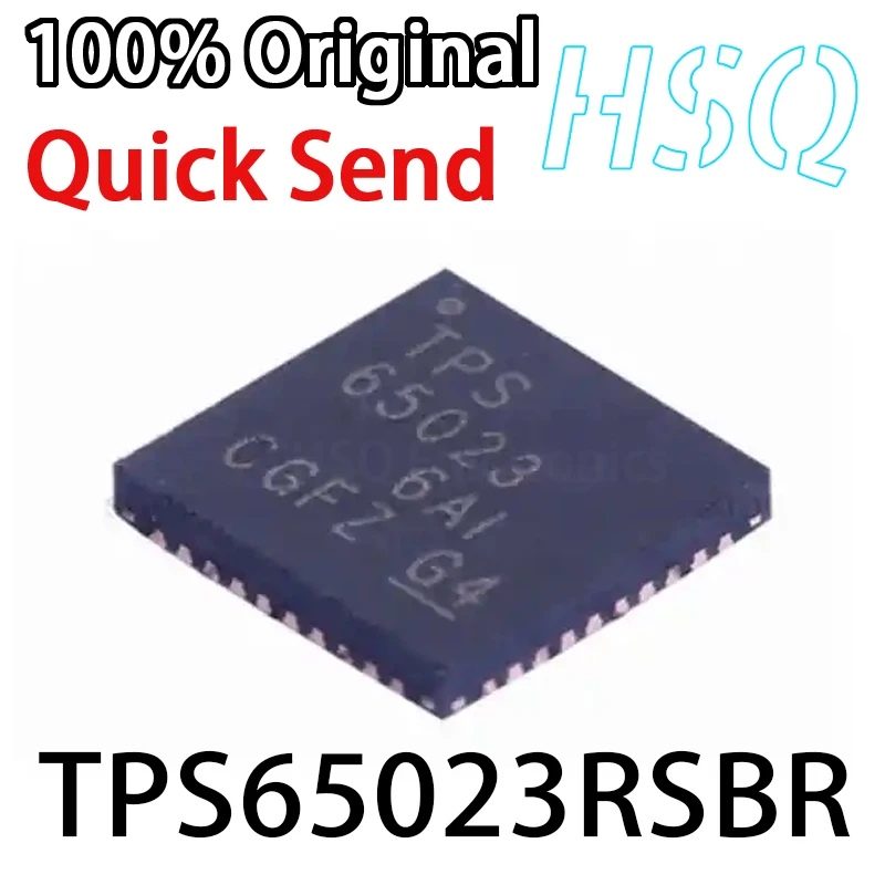 1PCS TPS65023RSBR TPS65023 QFN New Original High Efficiency Power Converter IC