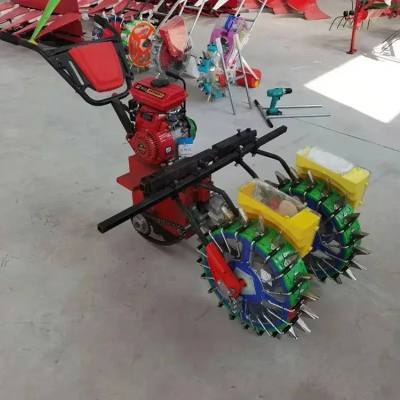 

Household Planter With 2 Rows Of Gasoline Engines Multi Planting Corn Seeders