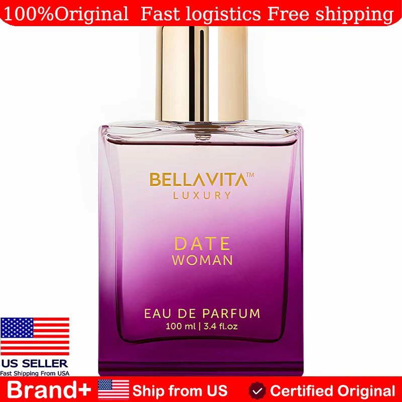Bellavita Luxury DATE Eau De Parfum 3.4 Fl.oz Perfume for Women Perfect for Daily  Fresh Woody Scent  Elegant Scent for Her