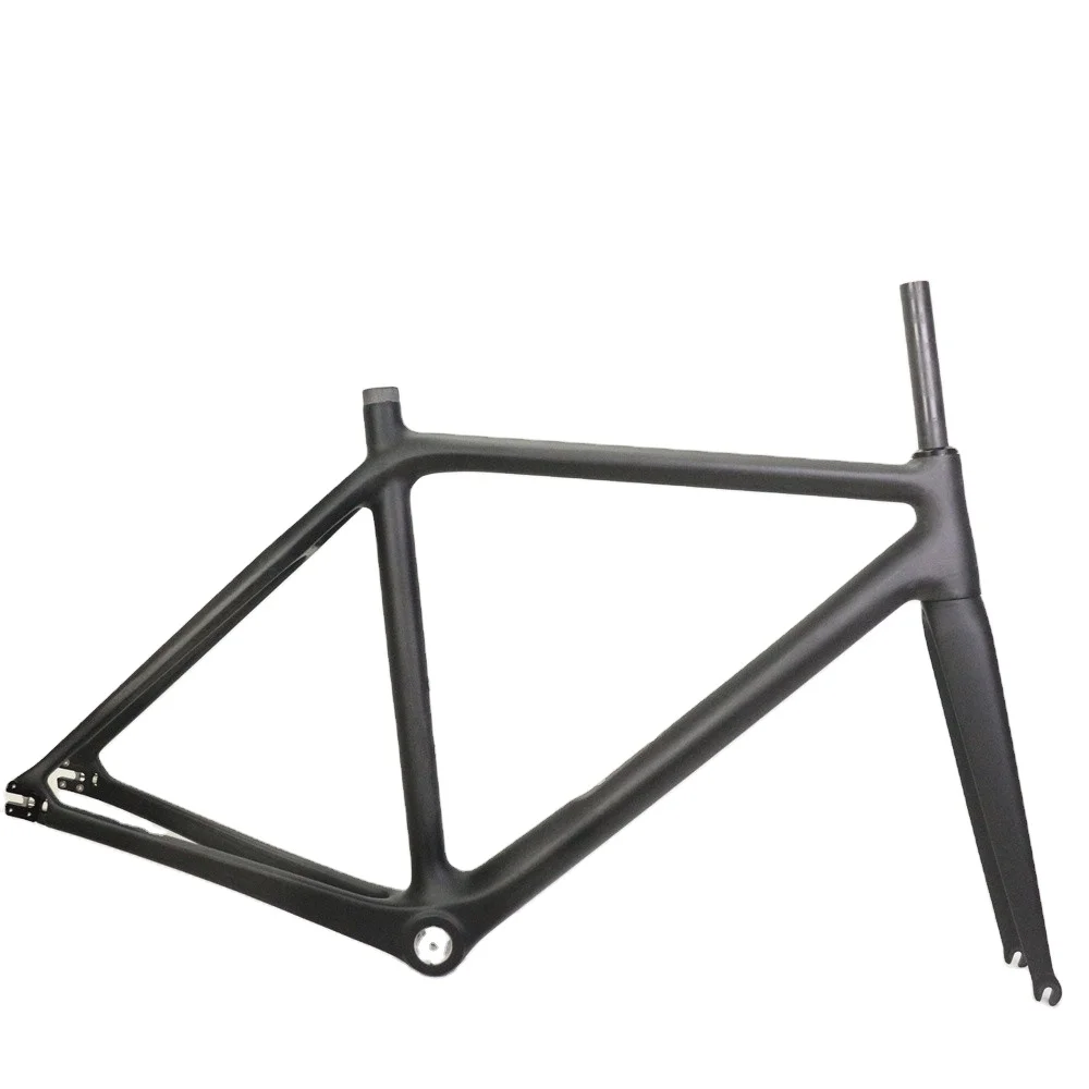 

Winowsports Fixed Gear Frames with Bicycle Fork Aero Track Frame Full Carbon T1000 toray Ultralight Time Trial Bicycle Frames