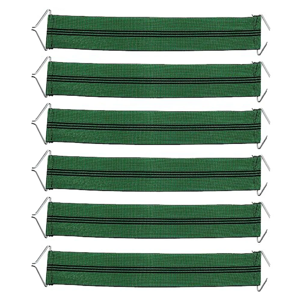 6 Pcs Beach Loungers Reinforcement Strap Recliner Foldable Chair Reinforced Belts Band Green Anti-break ﻿load-bearing Strap