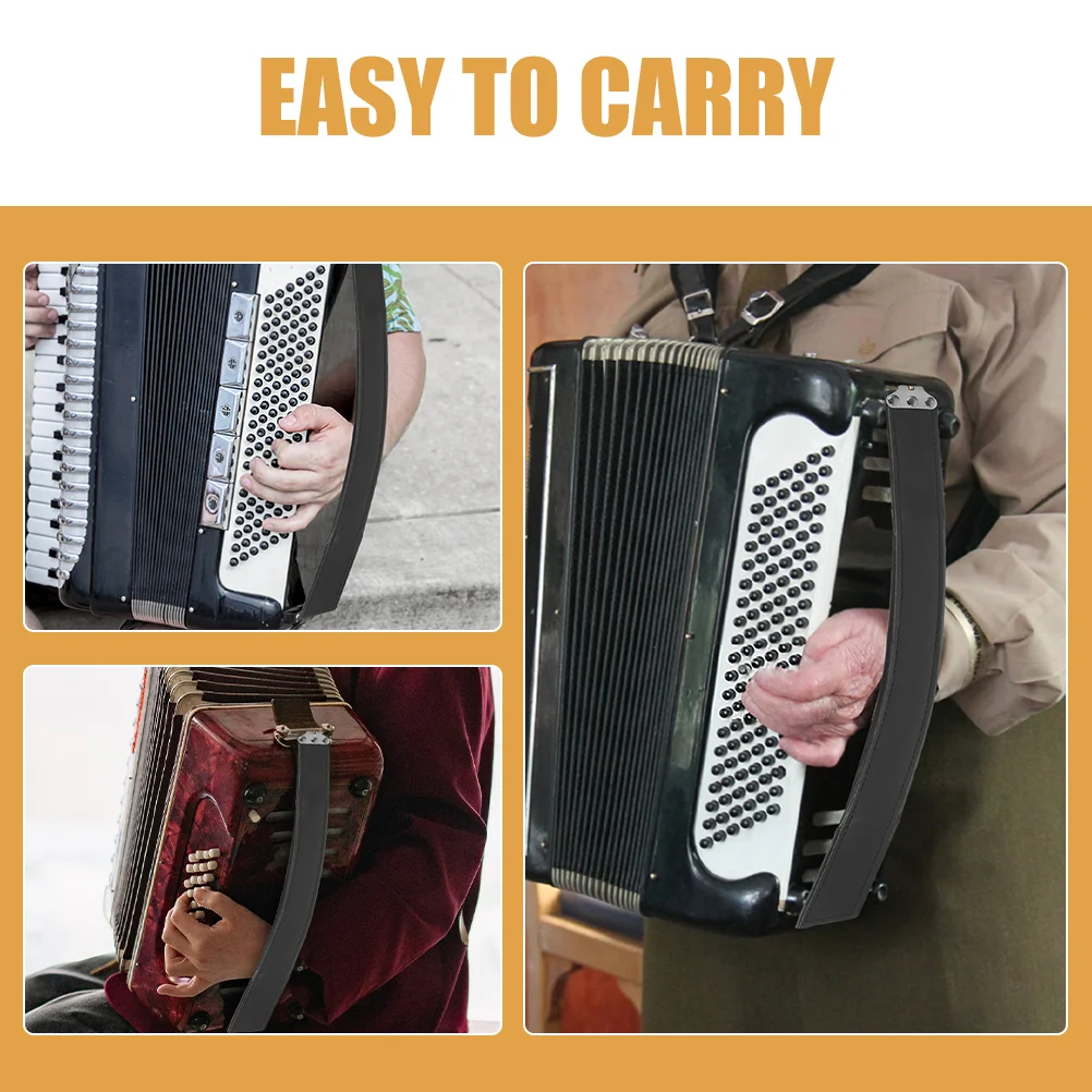 Detachable Accordion Accessories Elderly Waist Belt Transport Accordeon Diatonique Pu Cases Hand Strap