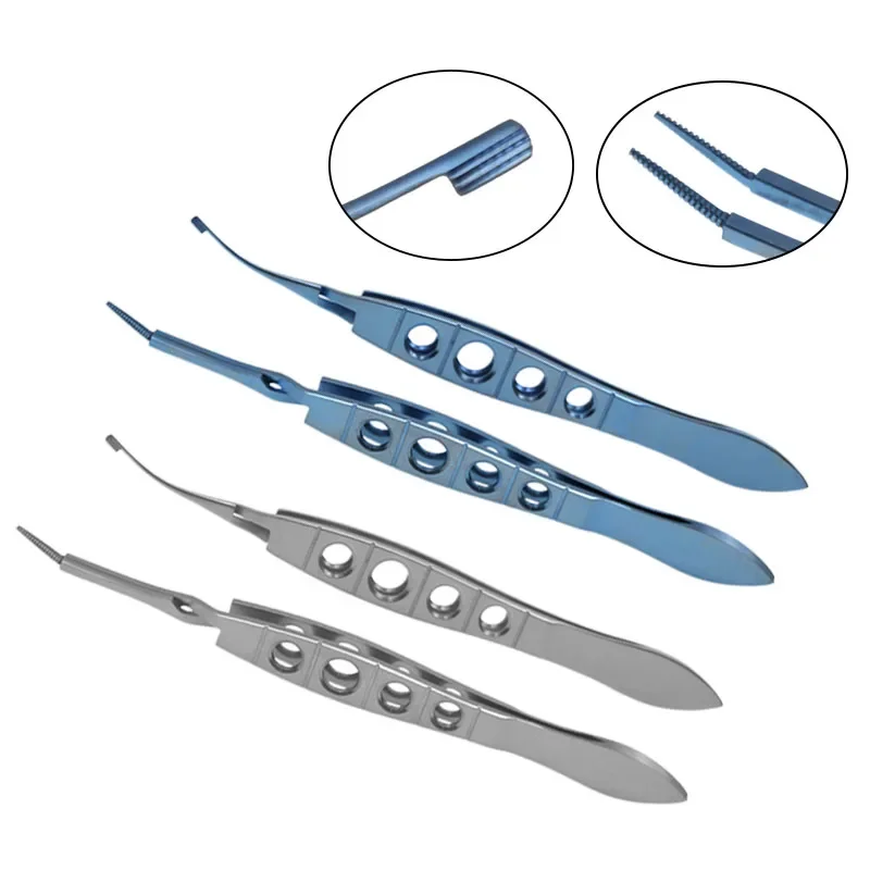 GREATLH  Ophthalmic Surgical Instrument Nucleus Removal Forceps Ophthalmic Forceps Titanium Eye Microsurgical Instrument