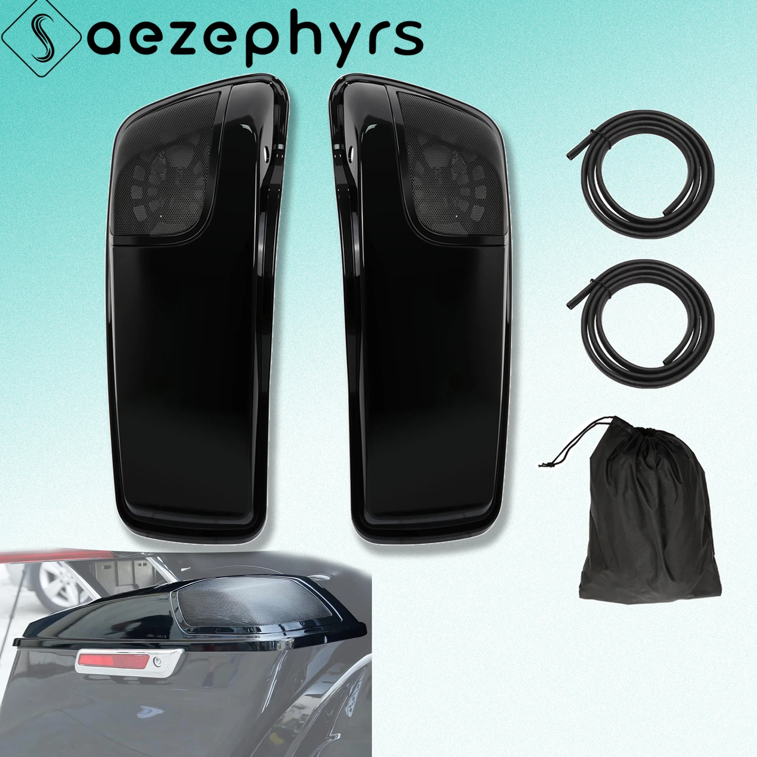 Motorcycle Hard Saddlebag Lids 5