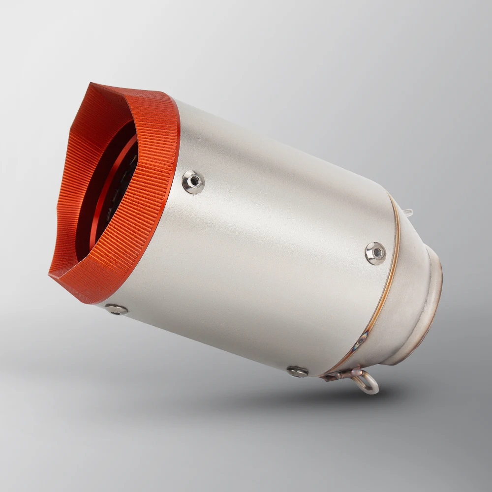 

51mm Universal Accessories Motorcycle Exhaust Tail Pipe Modified Carbon Fiber Muffler with Db Killer For XJ6 MT07 FZ8 CB400X NSS