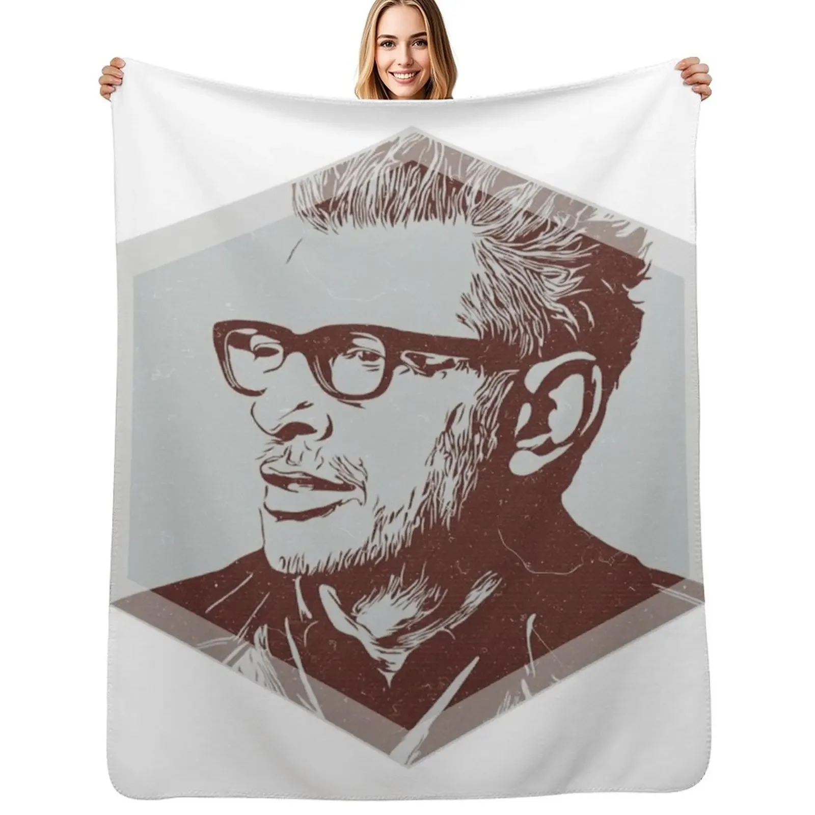 

Jeff Goldblum Throw Blanket Decorative Beds Sleeping Bag Nap Thermals For Travel Blanket