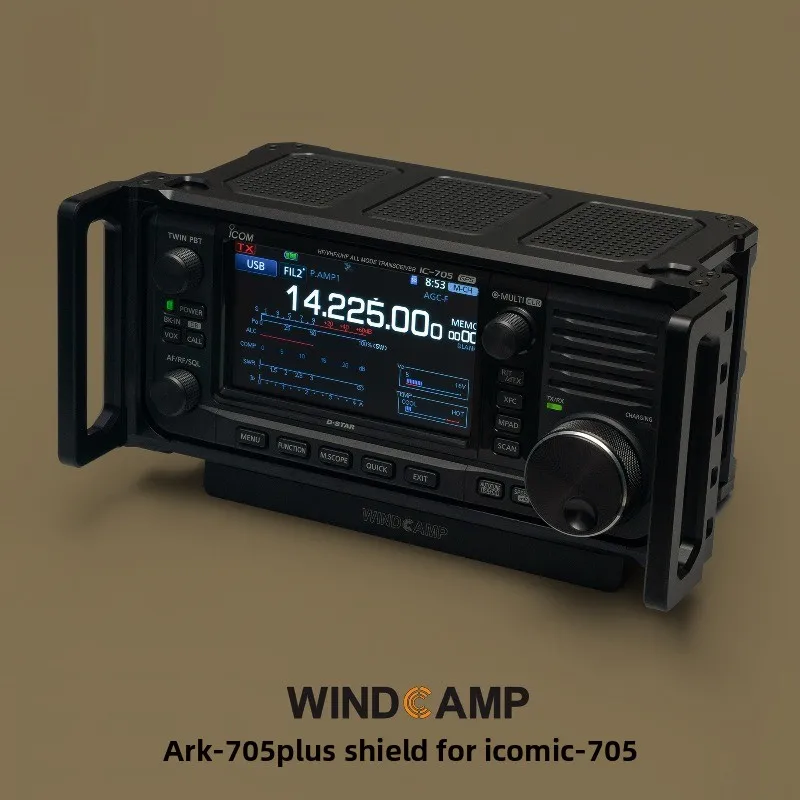 Windcamp ark-705 plus shield is specially designed for icom ic-705 shortwave radio station