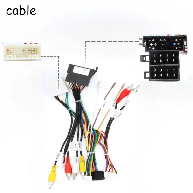 MAMSM Car Audio  Canbus Boxes 16PIN  DVD Player Power cable Adapter  For HYUNDAI 2010 TUCSON IX35 Wiring Harness